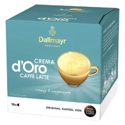 Nestlé® Nescafé Dolce Gusto Dallmayr Crema DOro Caffé Latte, Kaffeekapsel, Kaffee, 16 Kapseln