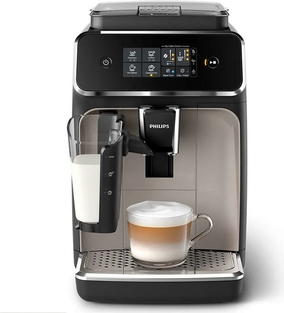 PHILIPS CAFT2235 / 40 / PHI - Automatische Espressomaschine Mit Mahlwerk - 3 Getränke - LatteGo - Touchscreen - Zinkbraun – Bild 7