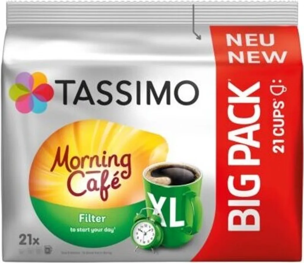 Tassimo Morning Café XL Filter - Im Big Pack,plus + 6 Gläser – Bild 2