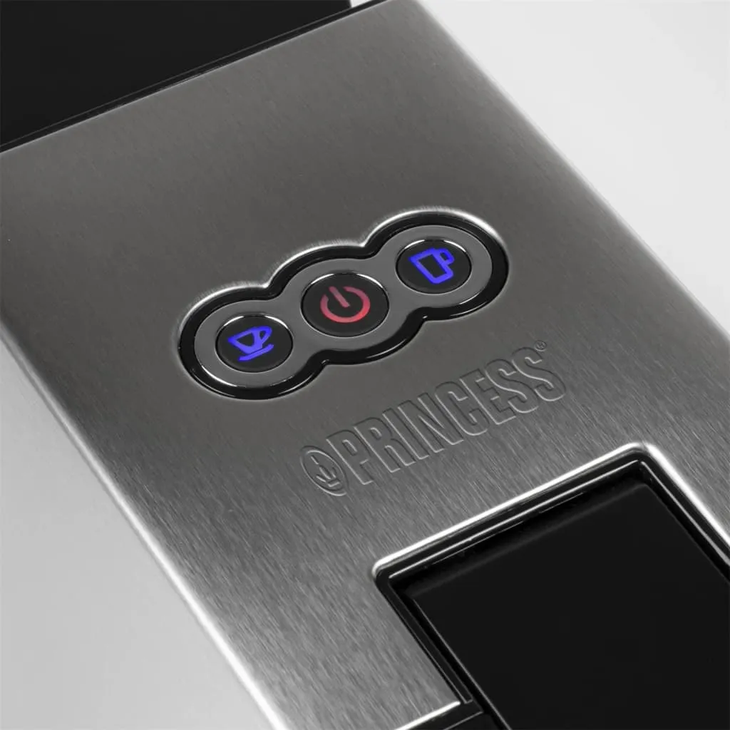 Princess 4-in-1 Multi-Kapsel-Kaffeemaschine 1450W 0,8L Schwarz Silbern – Bild 5