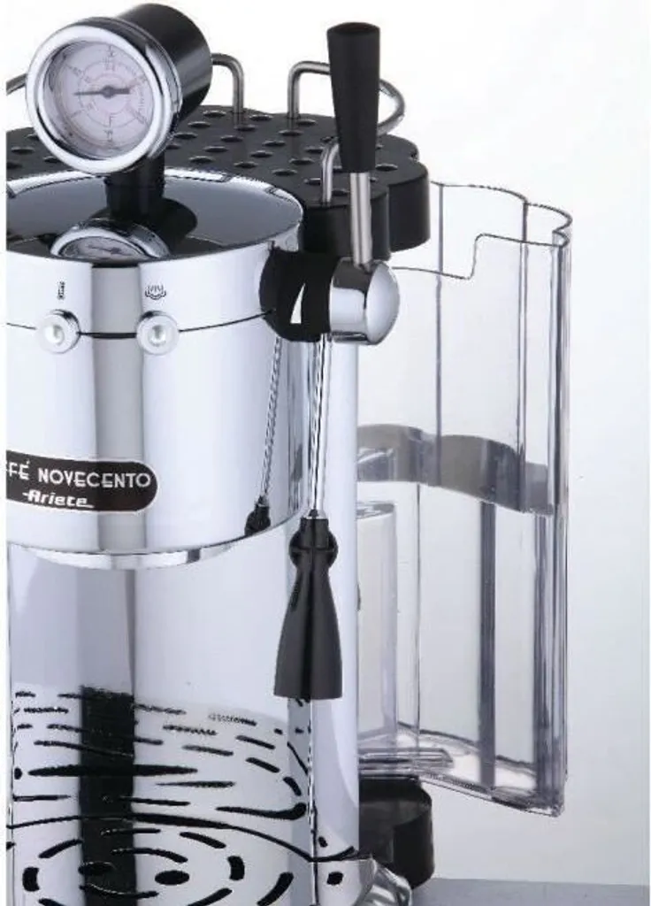 Ariete Espressomaschine Caffe Novecento 1105 W Silbern – Bild 9