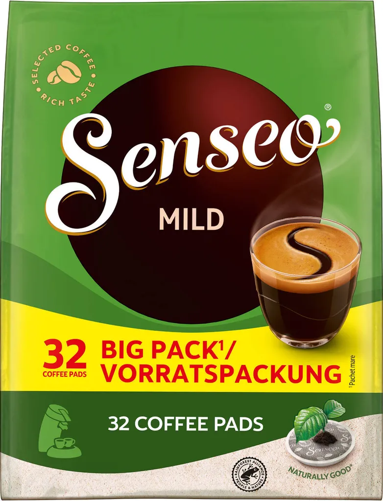 SENSEO Pads Mild Senseopads 5 X 32 Getränke Vorteilspack – Bild 2