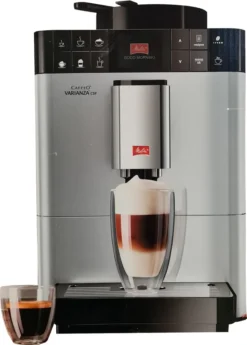 Melitta Caffeo Varianza CSP F570-101 Kaffeevollautomat Mit Milchbehälter, One Touch Funktion - Silber