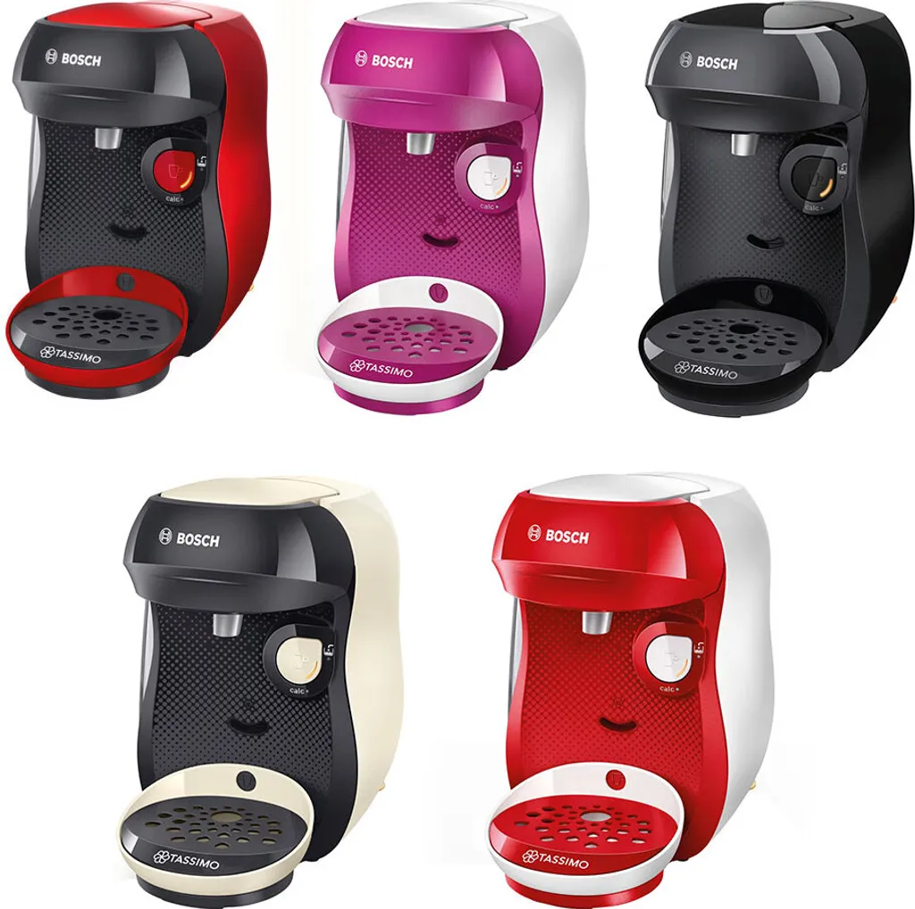 TASSIMO Kaffeekapselmaschine Happy TAS1003, Rot – Bild 19