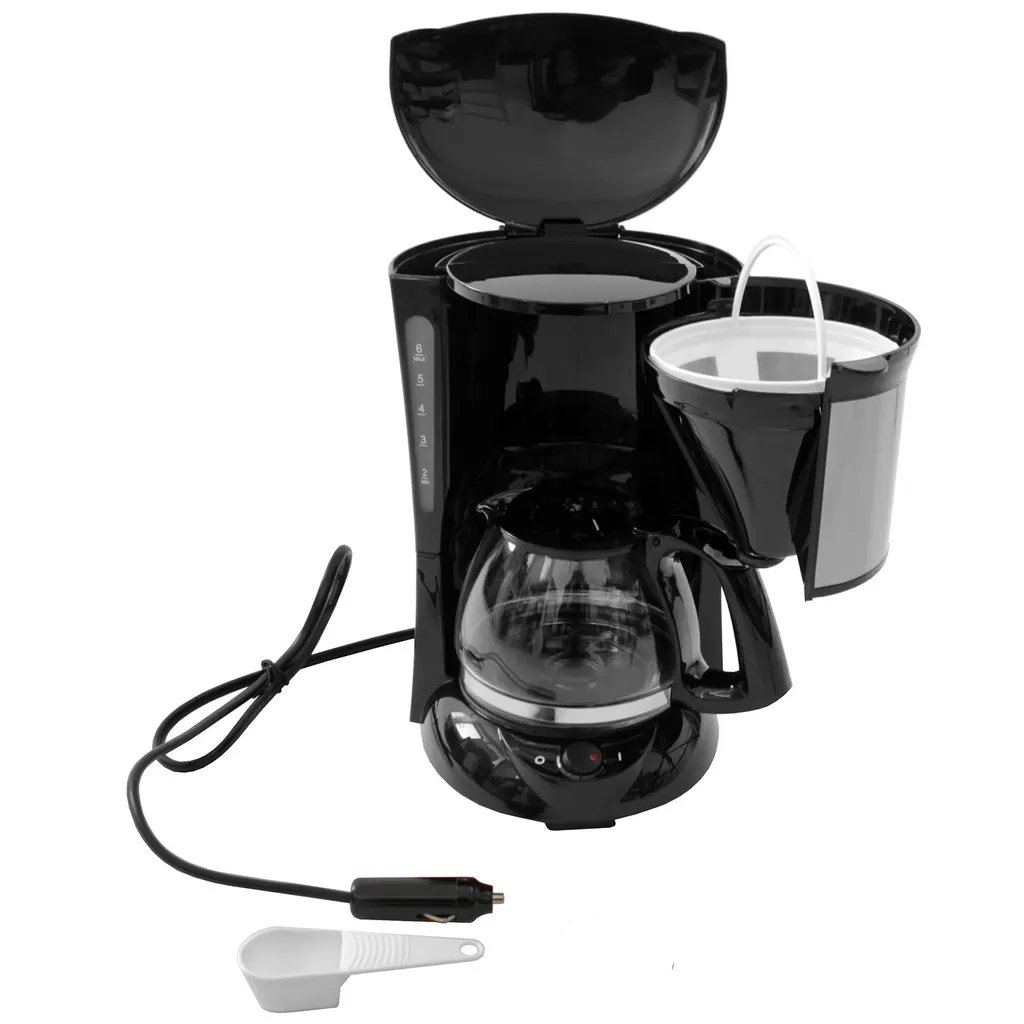 Kaffeemaschine Inkl. Glaskanne Mit Stecker Für Den Zigarettenanzünder 24V / 300W – Bild 2