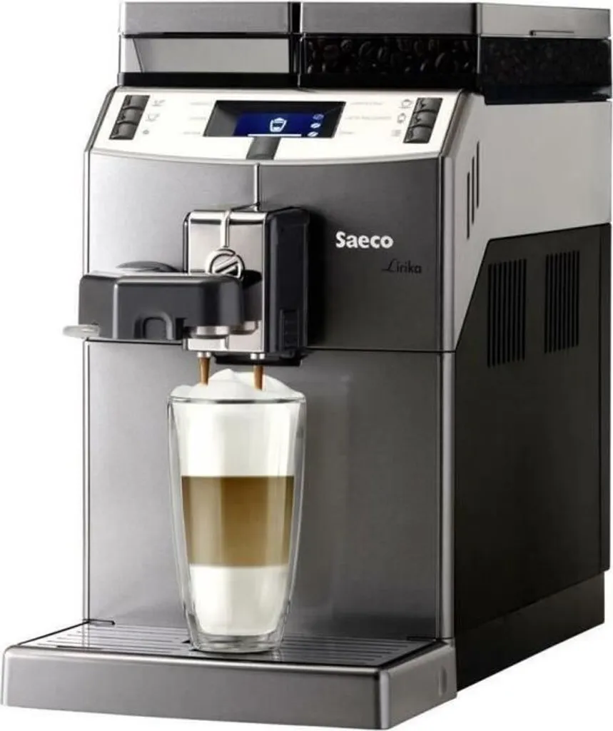 Saeco RI9851/01 Lirika One Touch Kaffeevollautomat Titan