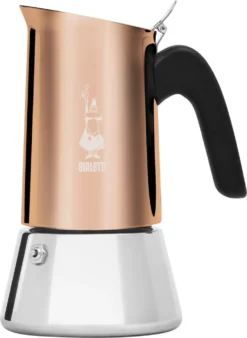 Bialetti Edelstahl Moka 6 Tassen Kocher Venus Induktion
